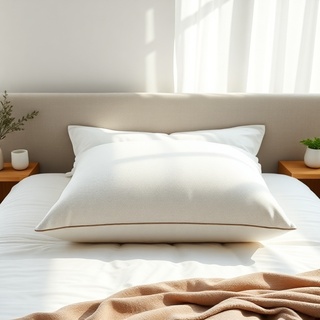Contour pillow, low loft