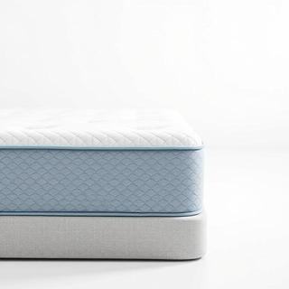 Zoned orthopedic mattress with edge rails