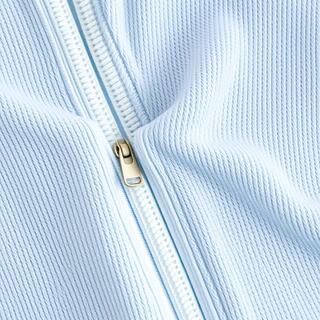 Stitching detail on breathable knit cover