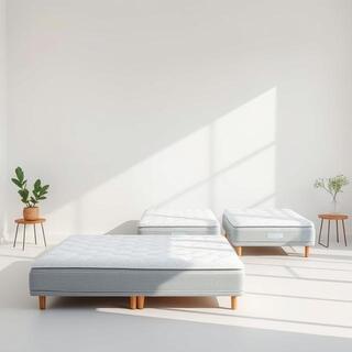 Orthopedic mattress lineup with reinforced edges