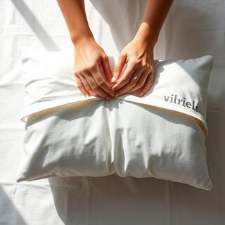 Removing washable cover from an orthopedic pillow