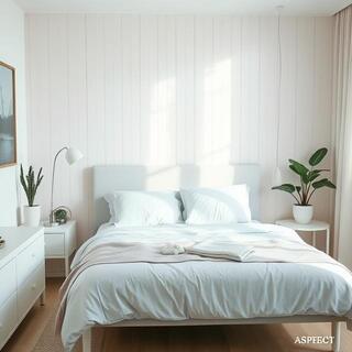 Calm bedroom with soft orthopedic pillows