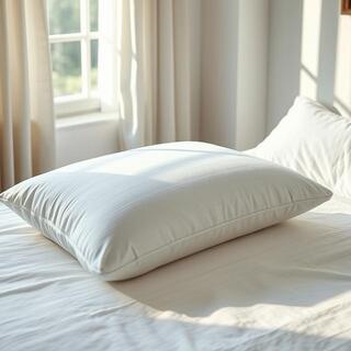 Memory foam orthopedic pillow close-up