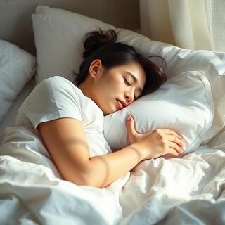 Side sleeper receiving shoulder relief