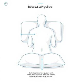 Back sleeper diagram showing neutral pelvis and lumbar support
