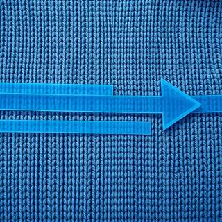 Airflow arrows across a knit cover