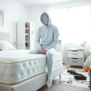 Sitting at the mattress edge with stable rails