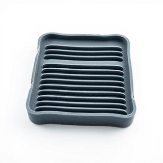 Contour foam layer with channels